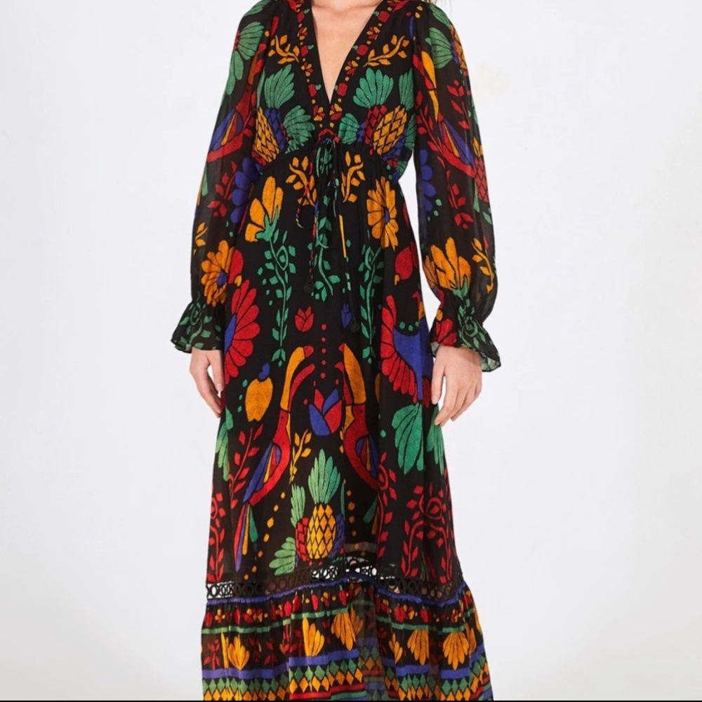 Farm Rio Dress Size M - Picture 2 of 13
